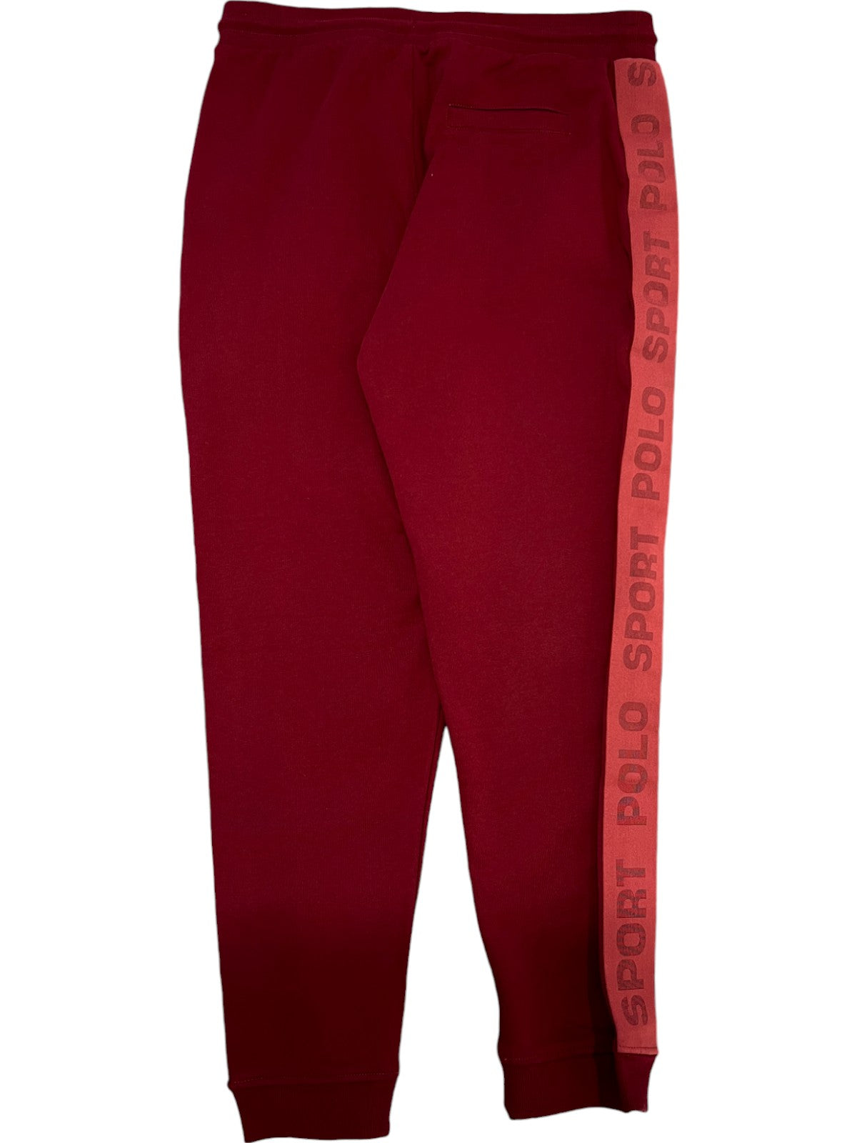 Polo Track Pants Webbing Jogger Burgundy